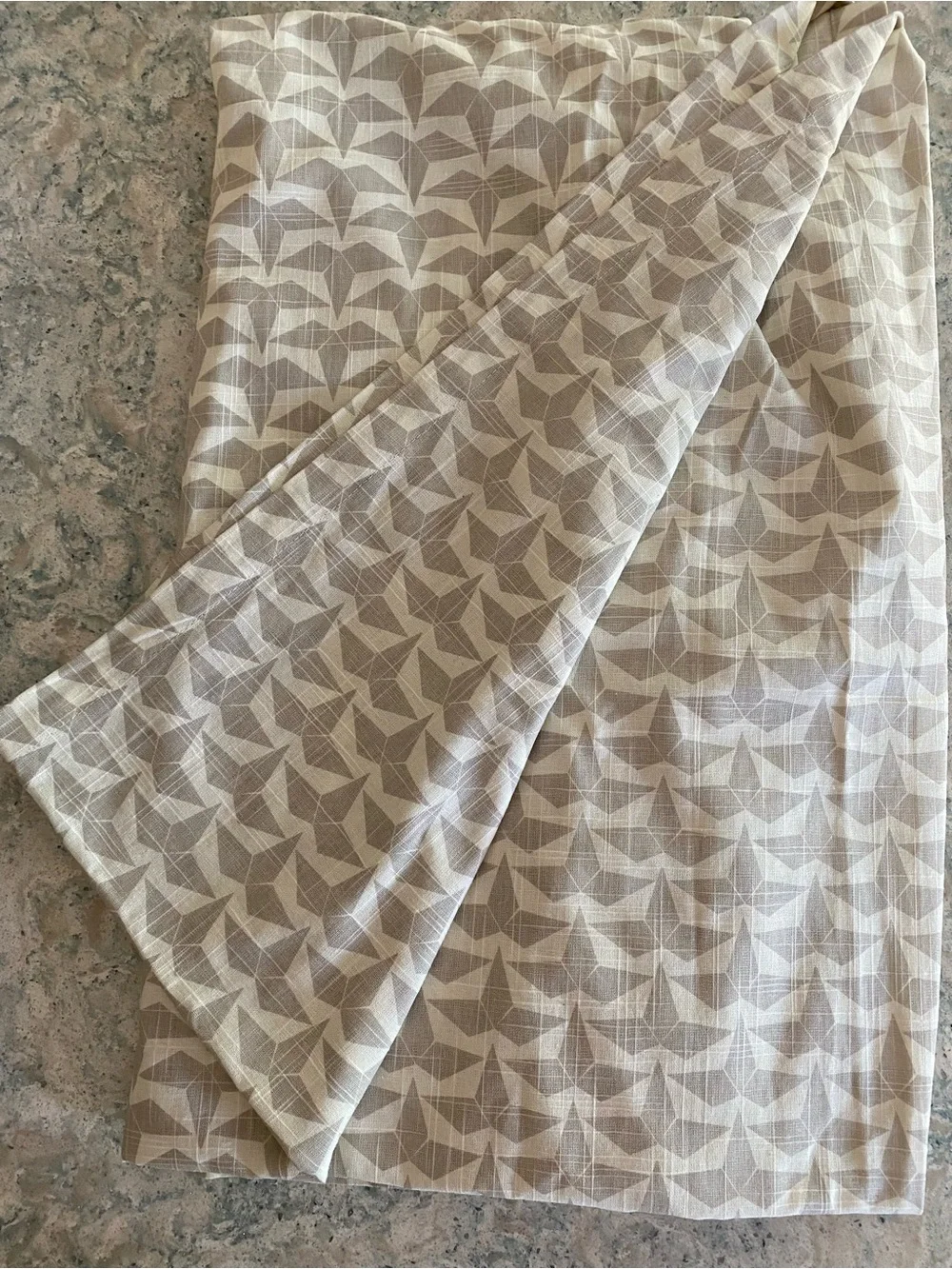 Nate Burkus Geo-Print Curtain Panel
